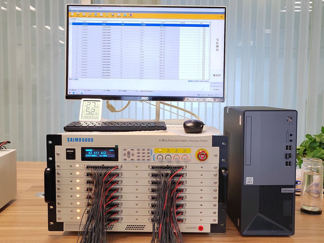 OEM อุปกรณ์ทดสอบสายไฟฟ้าความดันสูงอัตโนมัติสําหรับการผลิตรถยนต์