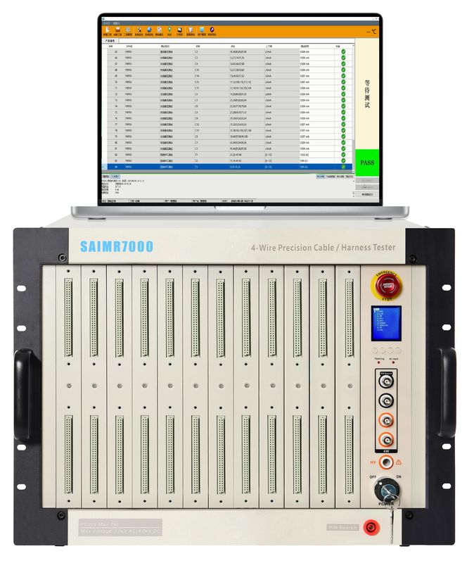 เครื่องทดสอบการประกอบสายไฟฟ้า DC ทนความกระชับ 30V-4000V 16/32/48/64 PIN